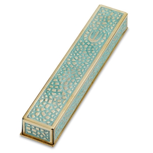 Orit Grader Square Shin Mosaic Tape Mezuzah