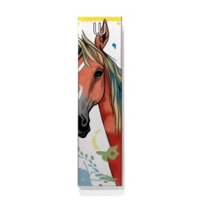 Ofek Wertman Handmade Horse Design Aluminum Mezuzah Case