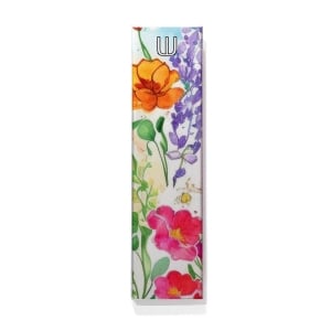 Ofek Wertman Handmade Floral Design Aluminum Mezuzah Case