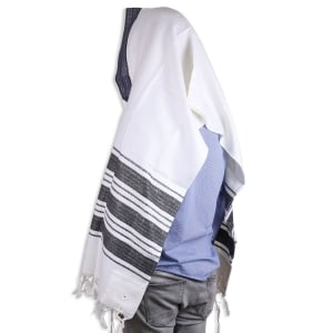 Talitnia Carmel Tallit - White and Black
