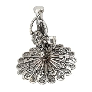 Sterling Silver Darbuka Man Dreidel