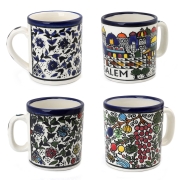 Armenian Ceramics Coffee Mug Set of Four
