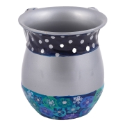 Yair Emanuel Floral Washing Cup – Blue