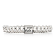 925 Sterling Silver Men's Bracelet with Ana Bekoach Pendant