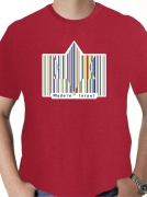 Israel T-Shirt - Made in Israel - Barcode. Variety of Colors