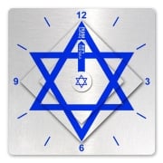 Ofek Wertman Kinetic Star of David Clock