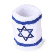Israel Flag Elastic Fabric Wristband
