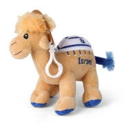 Plush Camel Car Hanging - Israeli Flag