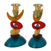 Yair Emanuel and Orna Lalo Abstract Colorful Candlesticks 