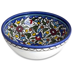 Armenian Ceramics Serving Bowl - Flowers