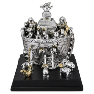 Noah's Ark Large Silver-Plated Miniature 