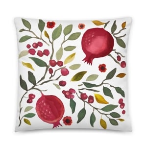 Pomegranates Basic Pillow