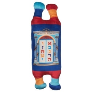 Colorful Plush Torah Scroll Replica for Kids
