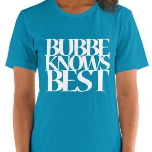 Bubbe Knows Best Jewish T-Shirt