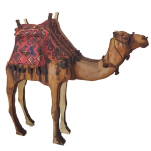 Desert Camel: Do-It-Yourself 3D Puzzle Kit (Colored)