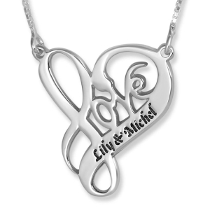 Love is a Breeze Necklace, Sterling Silver