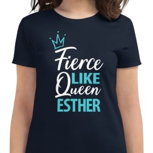 Fierce Like Queen Esther Women's Purim T-Shirt