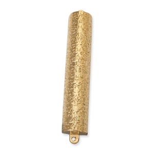 Gold-Plated Mezuzah Case, 17th Century Germany - Israel Museum Collection