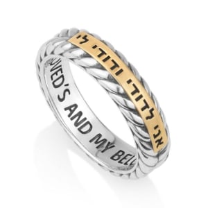 Ani Ledodi Sterling Silver Twisted Rope-Style Ring