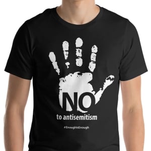No to Antisemitism Unisex T-Shirt