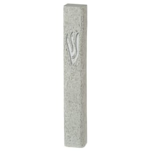 Outdoor Cement Mezuzah with Shin - 15cm (6")