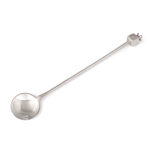 Bier Judaica 925 Sterling Silver Honey Spoon With Pomegranate Design