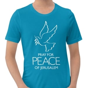 Pray for the Peace of Jerusalem T-Shirt - Unisex