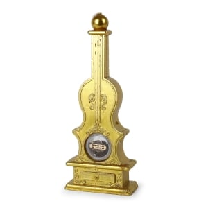 Luxurious Violin-Shaped Havdalah Candle With Besamim Spices (Choice of Colors)