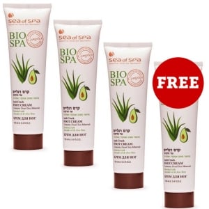 Buy 3, Get 1 Free: Sea of Spa Bio Spa Dead Sea Minerals Anti-Crack Foot Cream With Avocado Oil & Aloe Vera