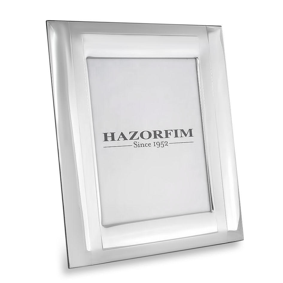 Hazorfim Silver Plated Photo Frame - Matte and Shiny Finish - 1