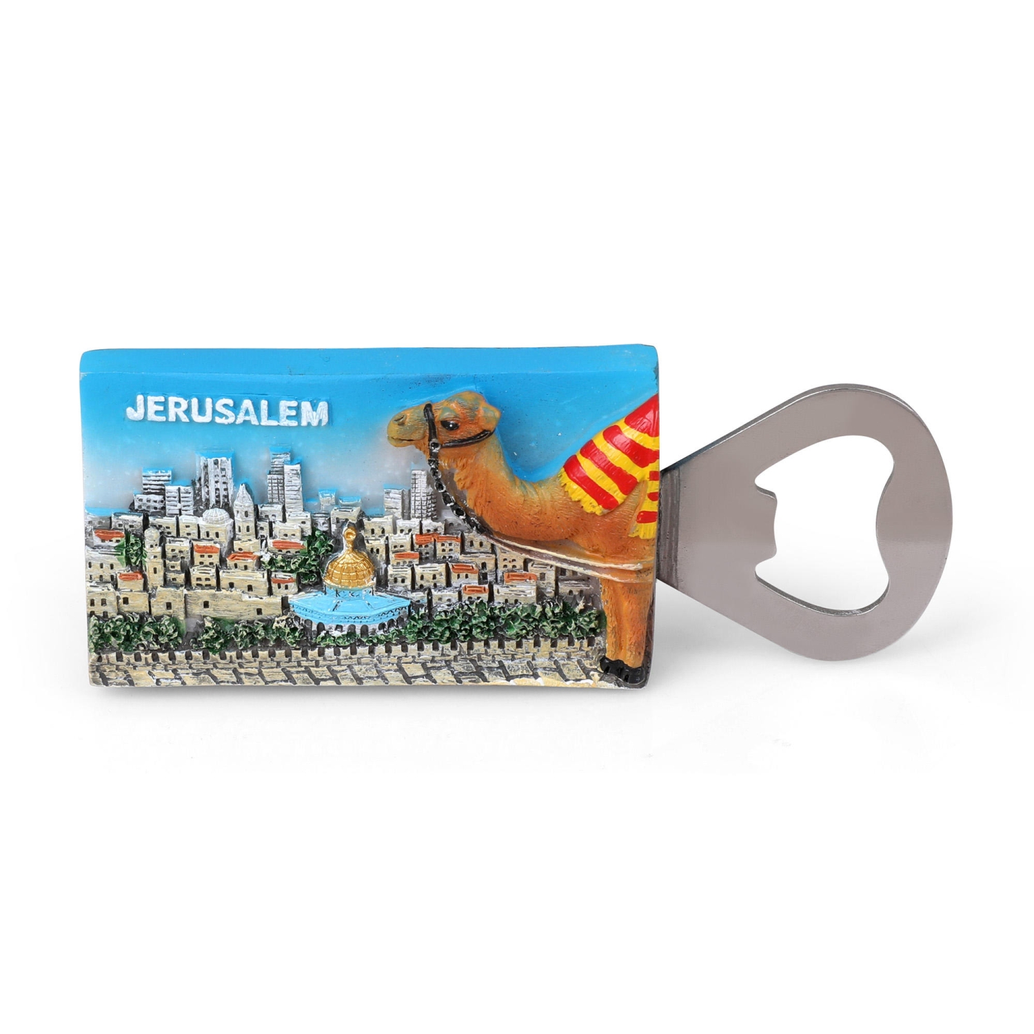 Ceramic Magnet Bottle Opener – Jerusalem - 1