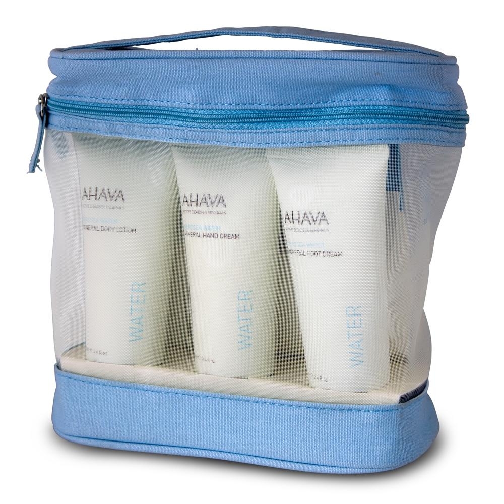 AHAVA Body Treatment Gift Pack: Hand Cream, Foot Cream, Body Lotion, Dead Sea Bath Crystals - 1