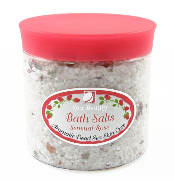  Aromatic Dead Sea Bath Salt. Sensual Rose - 1
