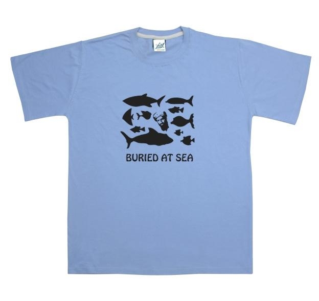 Bin Laden T-Shirt. Buried at Sea. Variety of Colors , Clothing