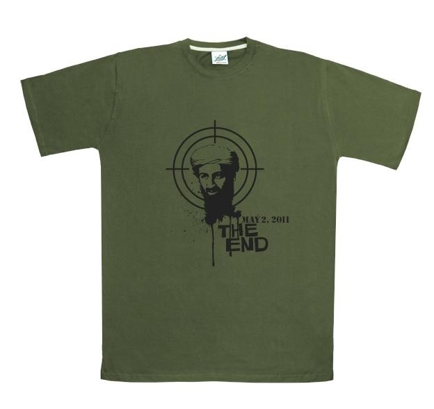   Bin Laden Target T-Shirt. The End. Variety of Colors - 1