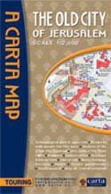  Carta's Map of the Old City of Jerusalem - 1