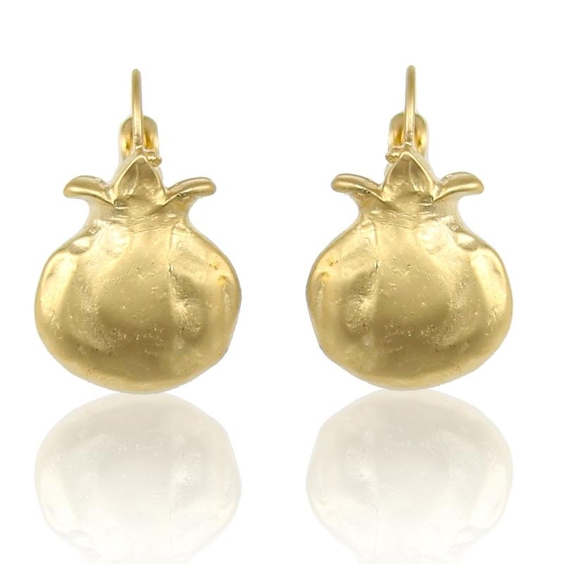 Danon Gold Plated Pomegranate Fashion Earrings - 1