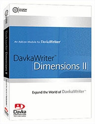  DavkaWriter Dimensions II - Jewish Texts for Hebrew/English Word Processing - 1