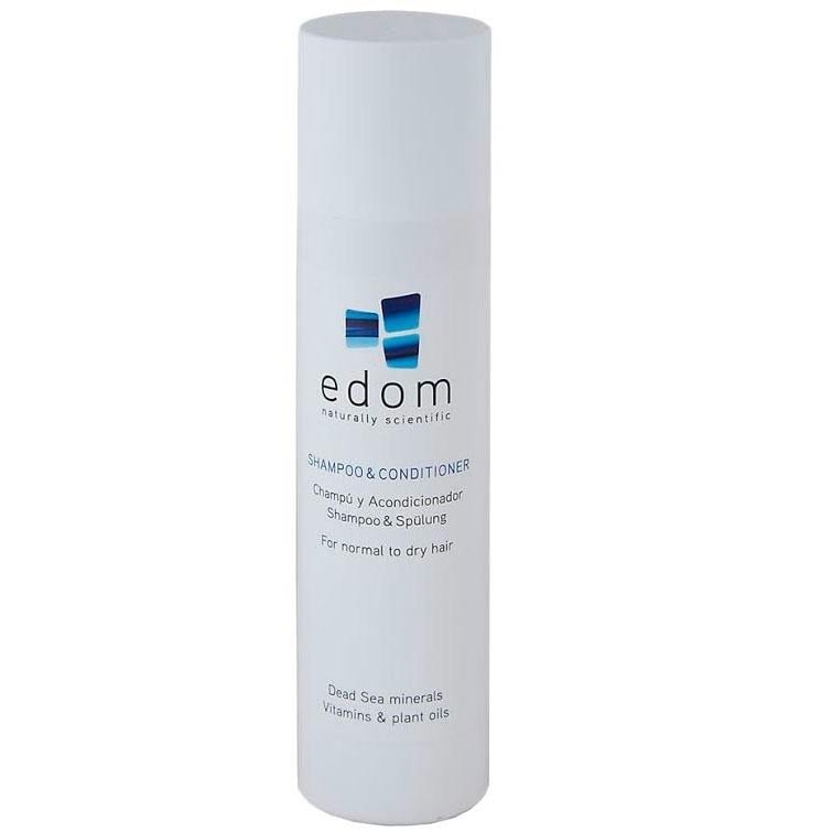 Edom Dead Sea Mineral Shampoo Plus Conditioner (For Normal to Dry Hair) - 1