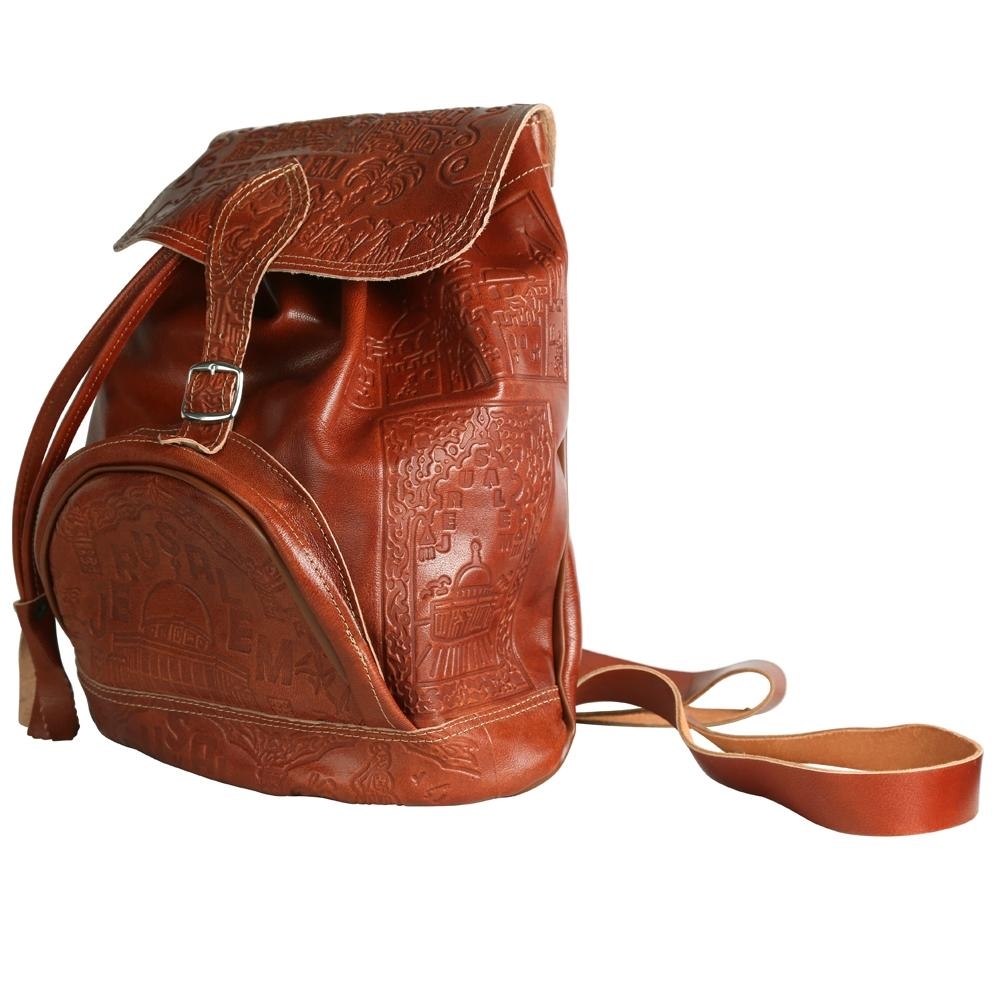 Handmade Leather Backpack - Jerusalem - 3