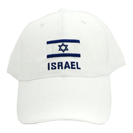  Israel Flag Cap. Color: White - 1