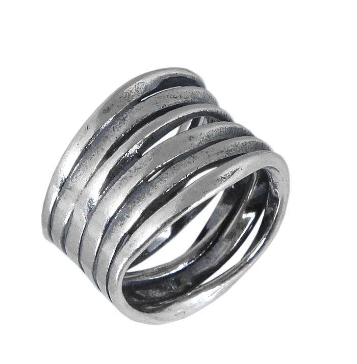  Multi-Stranded Sterling Silver Ring - 1