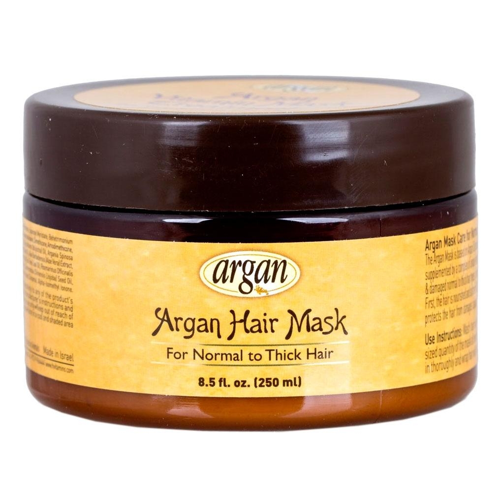 Natural Moroccan Argan Oil: Hair Mask For Normal To Thick Hair - 1