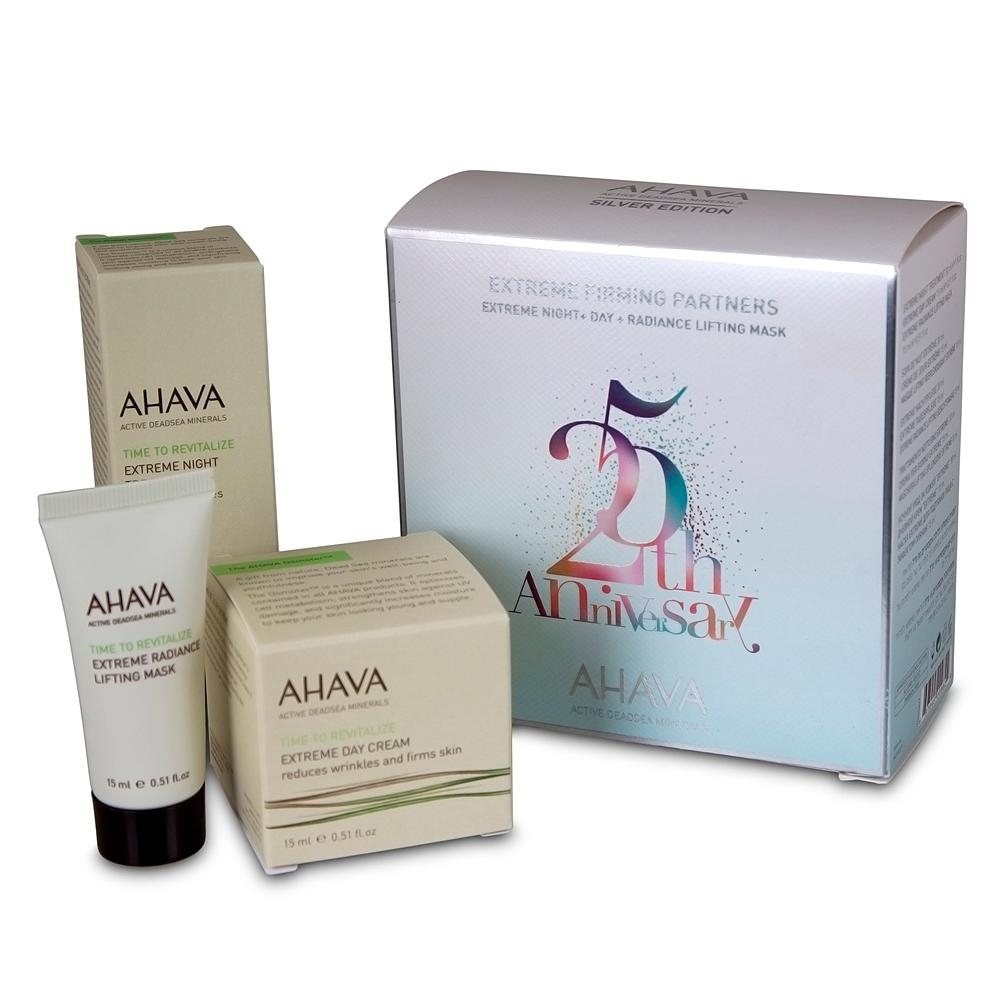 Reborn: AHAVA Extreme Anti-Wrinkle Value Pack: Night Treatment, Day Cream, Radiance Lifting Mask - 1