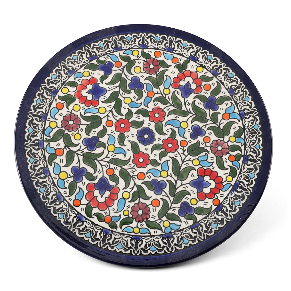  Flowers Plate. Armenian Ceramic (C) - 1