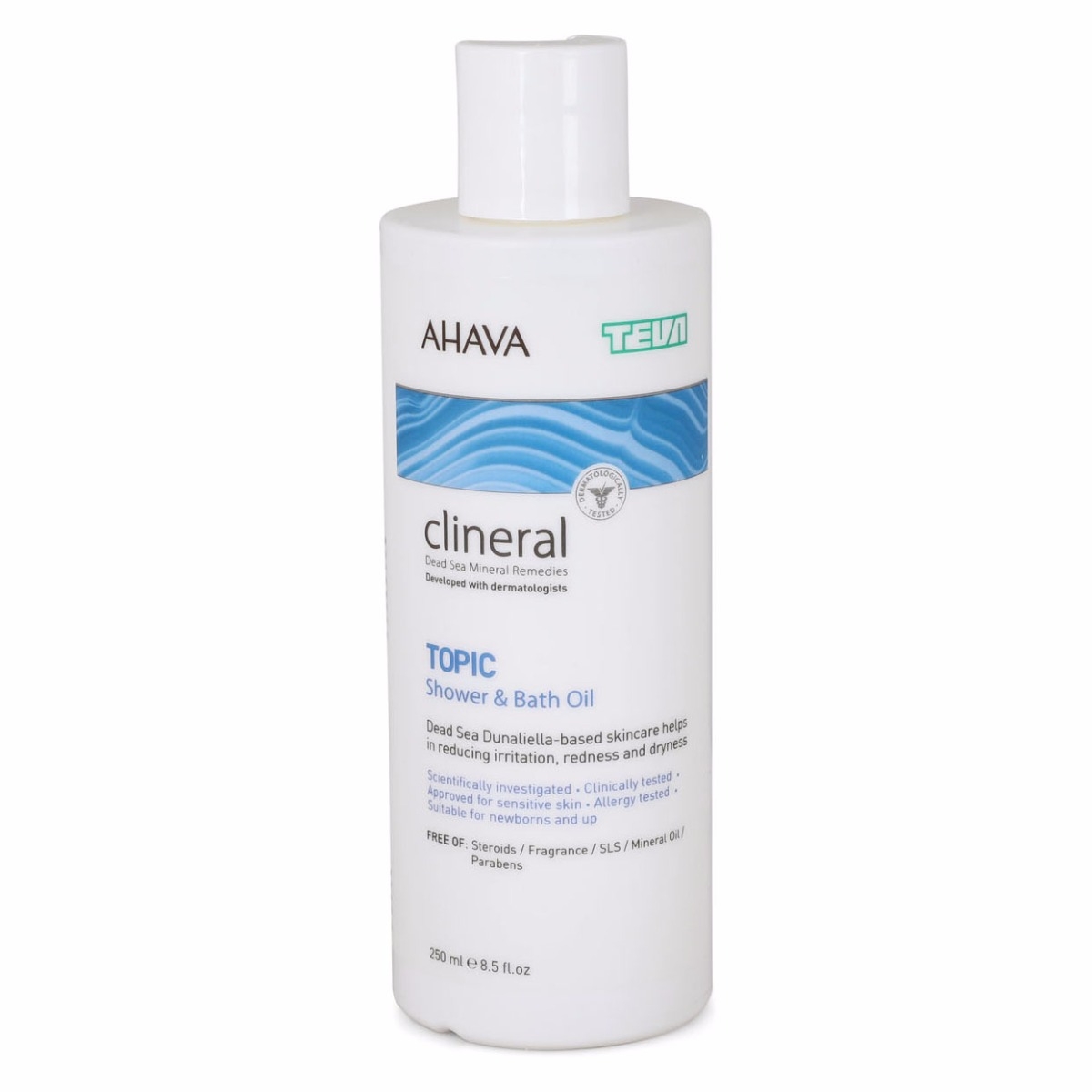 Clineral by AHAVA & Teva TOPIC Shower & Bath Oil - 1