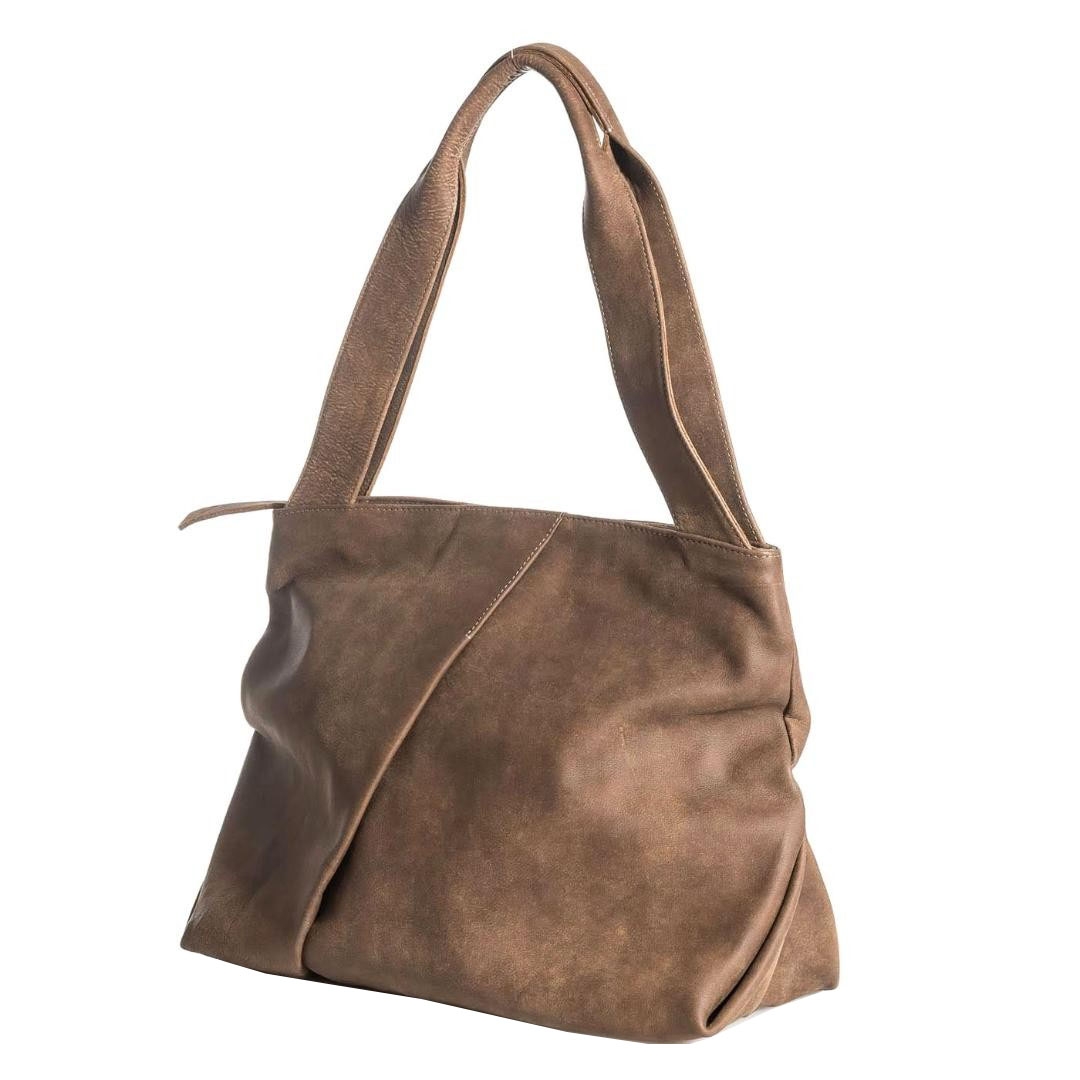 Bilha Bags Victory Tote Leather Bag – Camel - 1