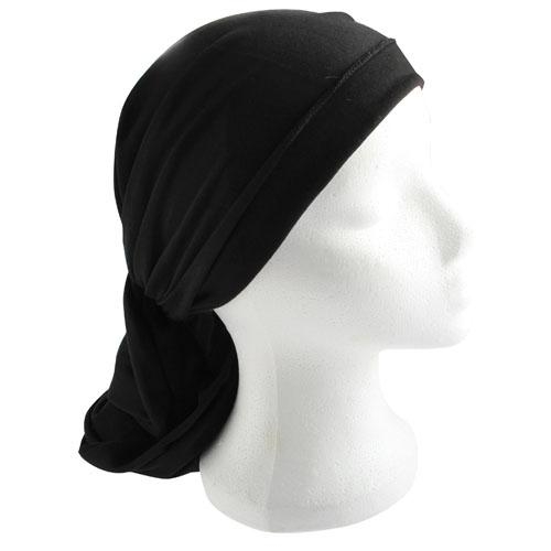 Black Cloth Headscarf - 1