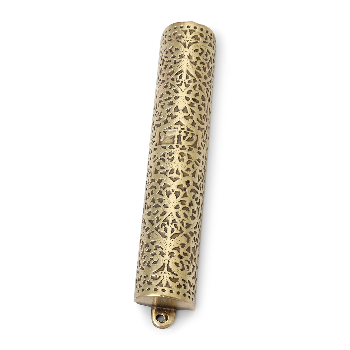  Blackened Brass Mezuzah Case, 17th Century Germany - Israel Museum Collection - 1