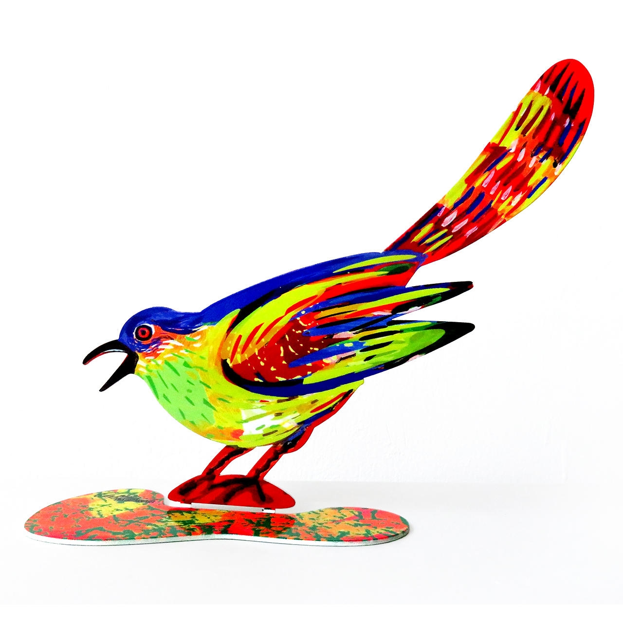 David Gerstein Signed Sculpture - Bird In Love - 2